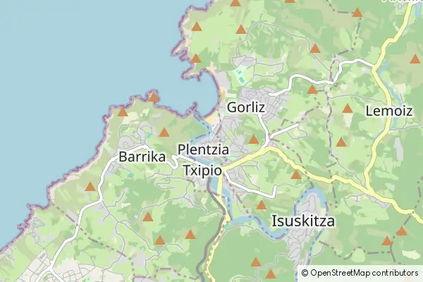 Mapa Plentzia