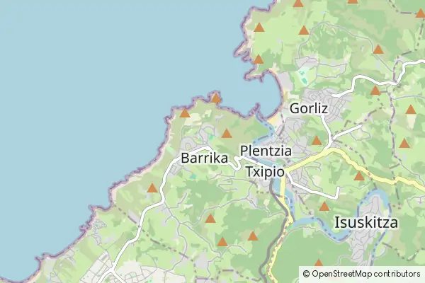 Mapa Barrika