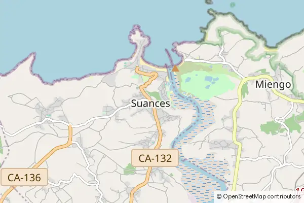 Mapa Suances