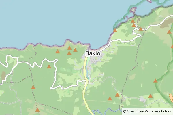 Mapa Bakio