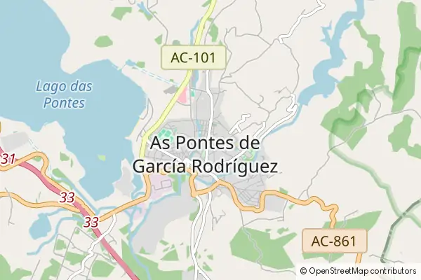 Mapa Puentes de Garcia Rodriguez