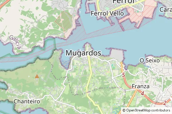 Mapa Mugardos