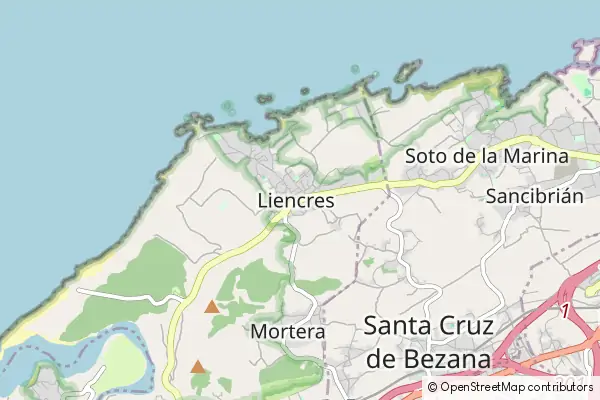 Mapa Liencres