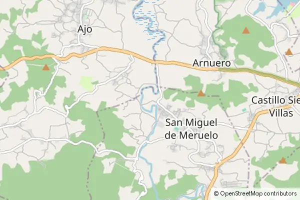 Mapa San Miguel de Meruelo