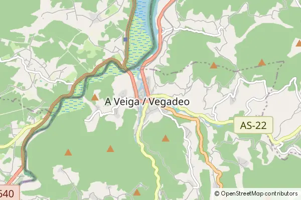 Mapa Vegadeo
