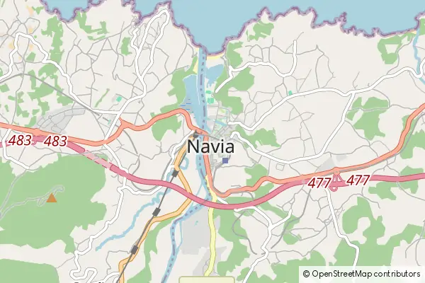 Mapa Navia