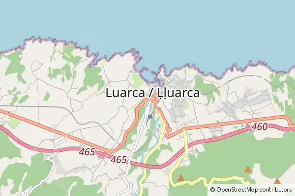 Mapa Luarca