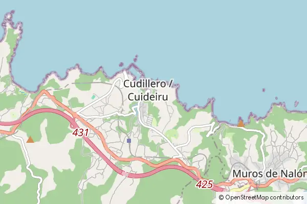 Mapa Cudillero