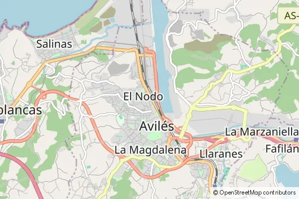 Mapa Avilés