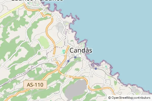 Mapa Candás