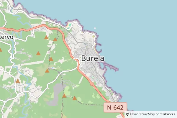 Mapa Burela