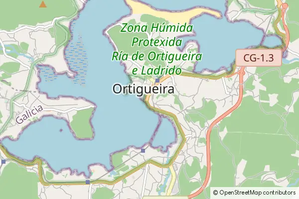 Mapa Ortigueira