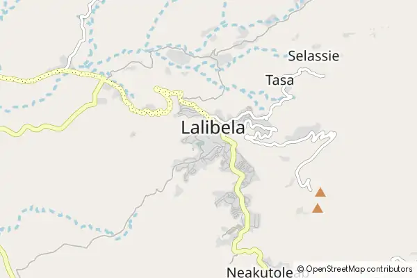 Mapa Lalibela