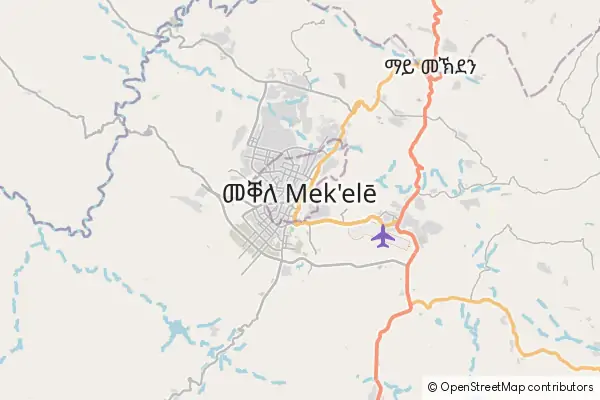 Mapa Mekelie