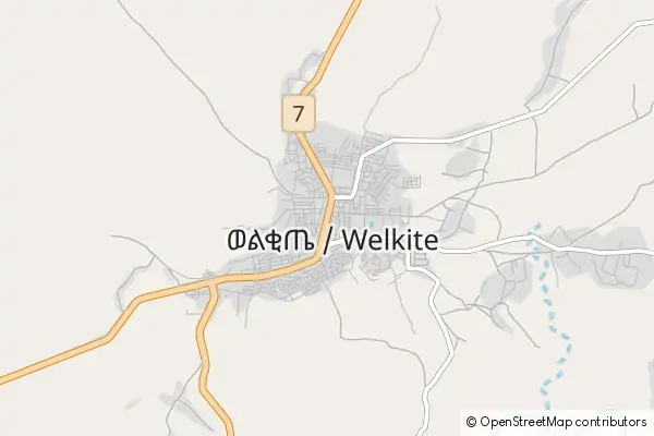 Mapa Welkite