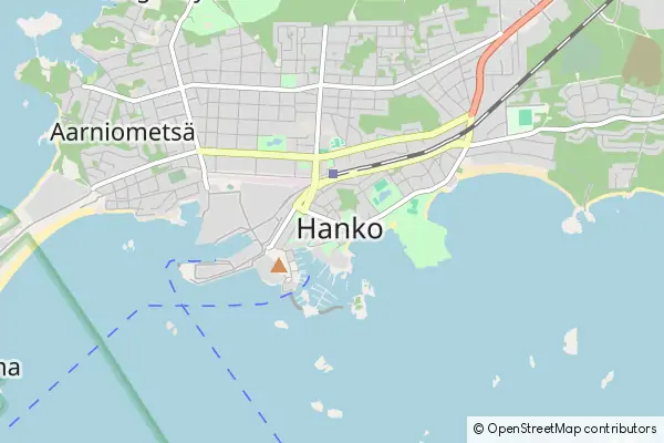 Mapa Hanko