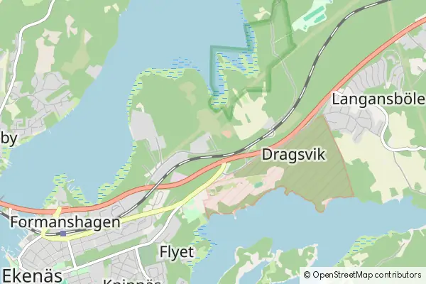 Mapa Raseborg Municipality