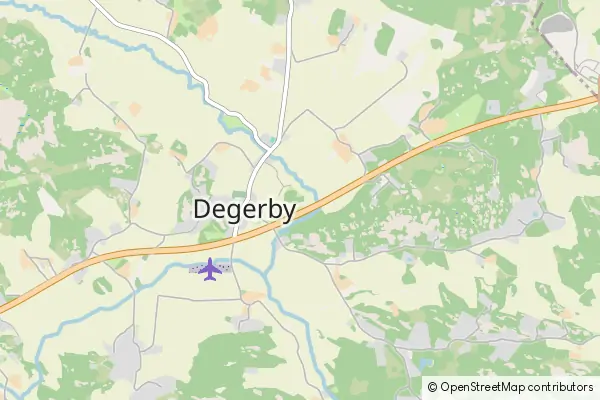 Mapa Degerby