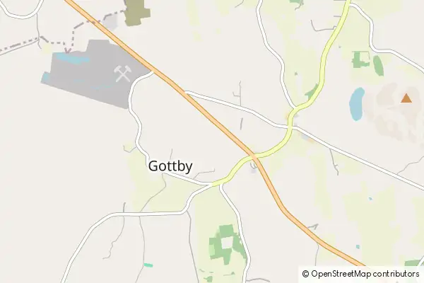 Mapa Gottby