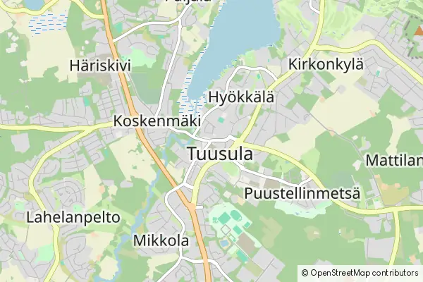 Mapa Tuusula