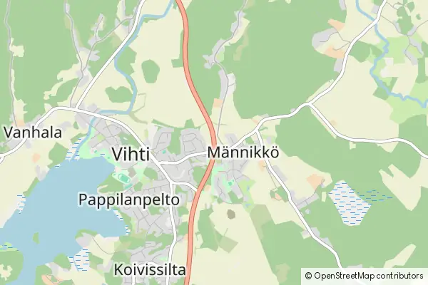 Mapa Vihti