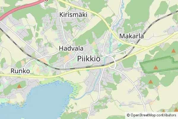 Mapa Piikkio