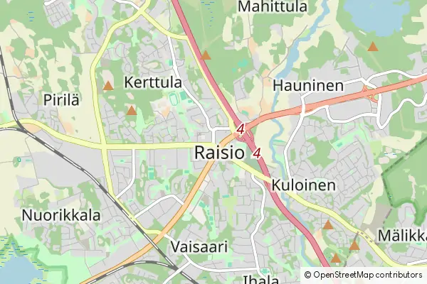 Mapa Raisio