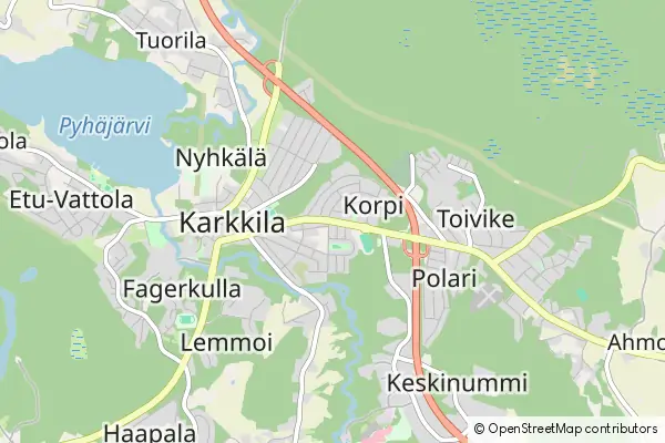 Mapa Karkkila