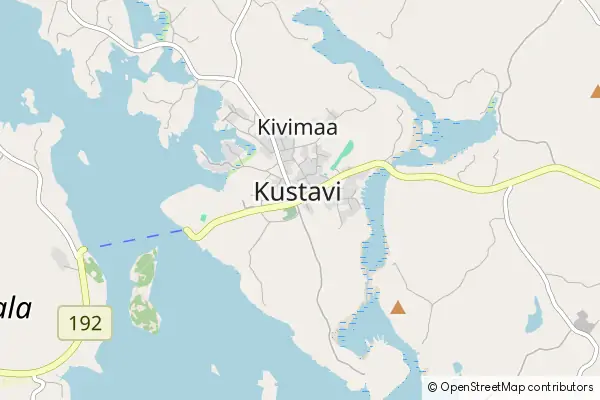 Mapa Kustavi