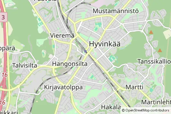 Mapa Hyvinkää