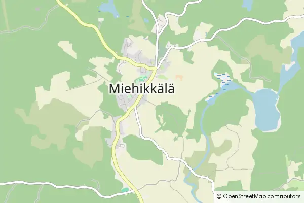 Mapa Miehikkälä