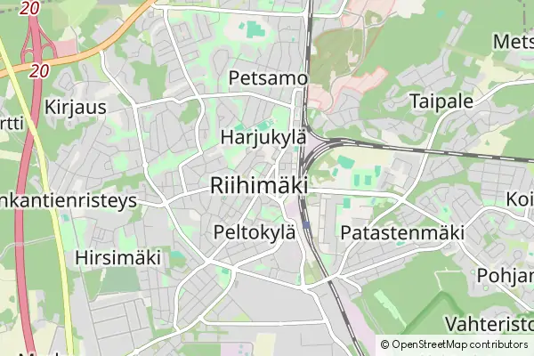 Mapa Riihimäki