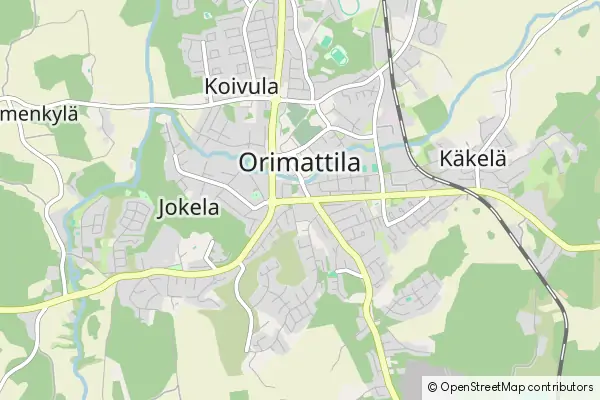 Mapa Orimattila