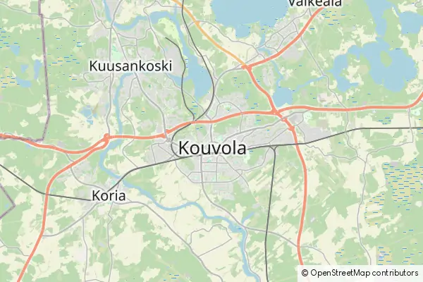 Mapa Kouvola