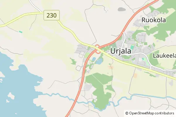 Mapa Urjala