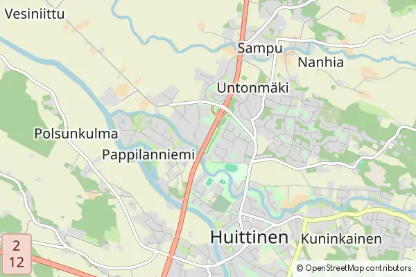 Mapa Huittinen