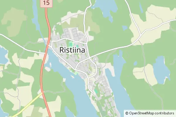 Mapa Ristiina