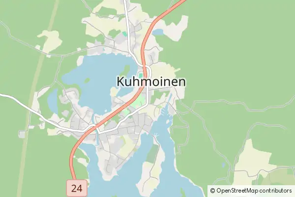 Mapa Kuhmoinen