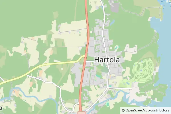 Mapa Hartola