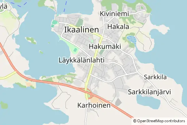 Mapa Ikaalinen