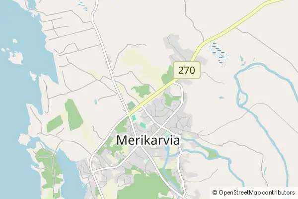 Mapa Merikarvia