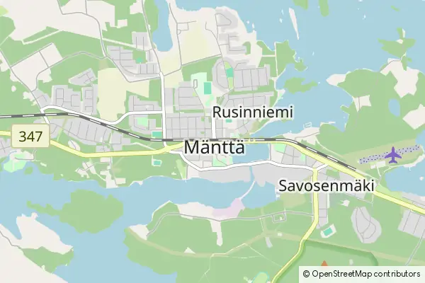 Mapa Mantta-Vilppula