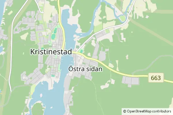 Mapa Kristiinankaupunki