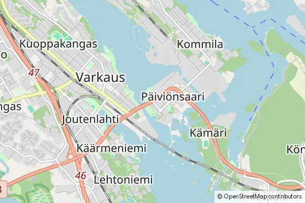 Mapa Varkaus