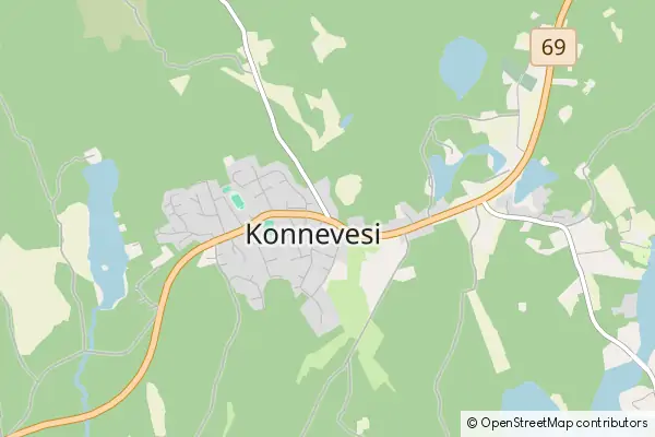 Mapa Konnevesi