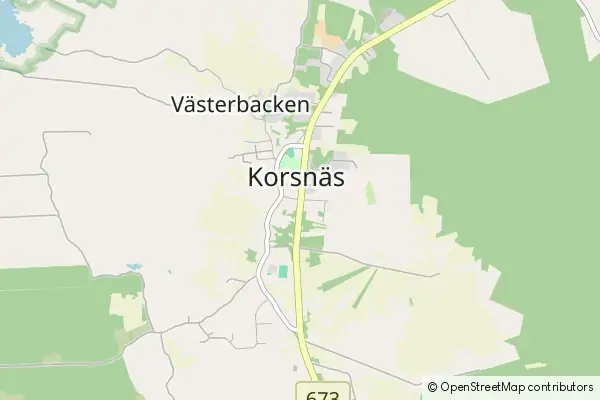 Mapa Korsnäs