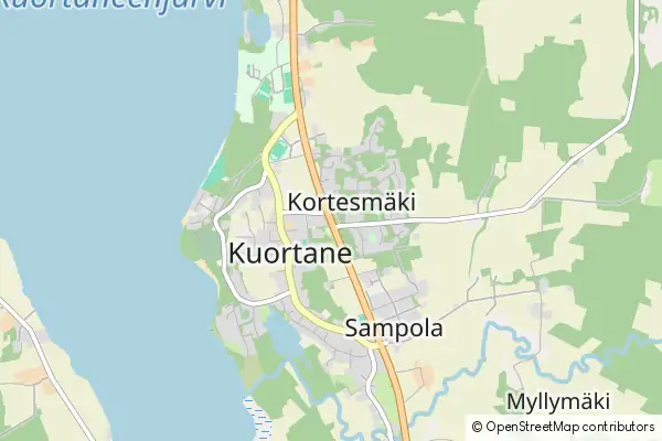 Mapa Kuortane