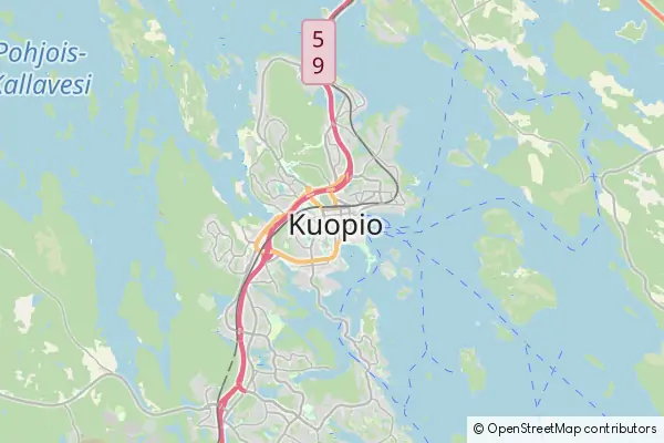 Mapa Kuopio