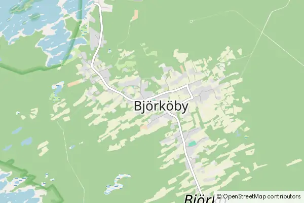 Mapa Bjorkoby