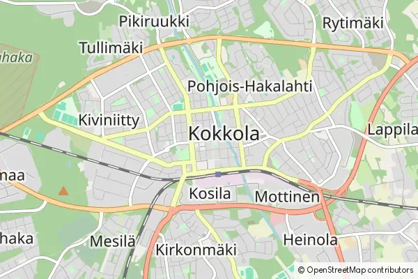 Mapa Kokkola